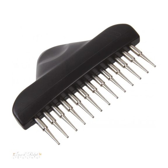 Trixie Fésű Gereblye Forgófogú hosszú Szőrhöz 7x14cm