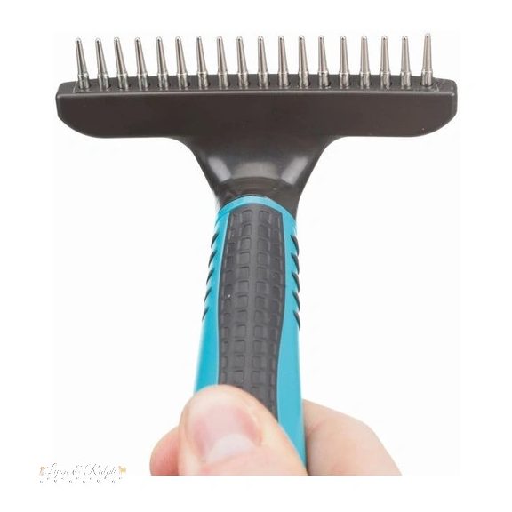 Trixie Fésű Gereblye Forgófogú 10x15cm