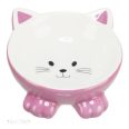 Trixie kerámia tál macskafej formájú 015l/14cm