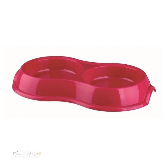 Trixie műanyag dupla tál 2x0,2l/11cm