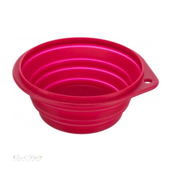 Trixie összecsukható szilikon tál utazáshoz 0,5l/14cm