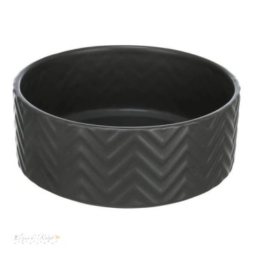 Trixie kerámia tál, 0,9 l/o 16 cm, fekete