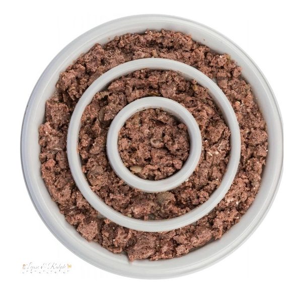 Trixie Tál Műanyag/TPR Evéslassító, 0,45 l/o 23 cm, Szürke