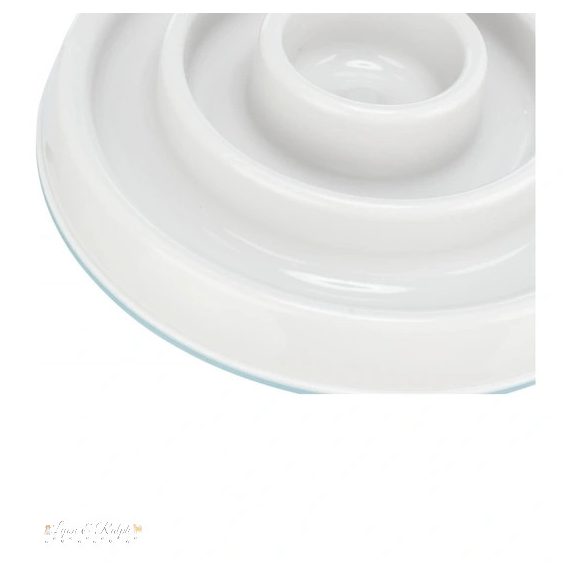 Trixie Tál Műanyag/TPR Evéslassító, 0,45 l/o 23 cm, Szürke