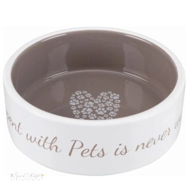 Trixie Pet's Home kerámia tál 0,3l/12cm krém/barna