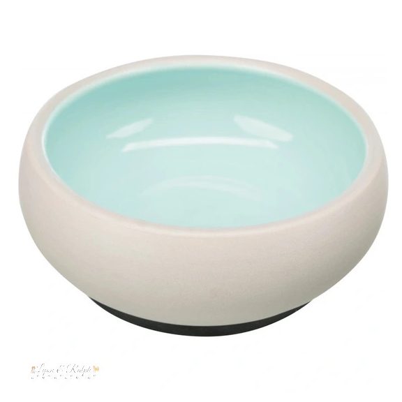 Trixie kerámia tál gumiperemmel, 0,6 l/o 14 cm