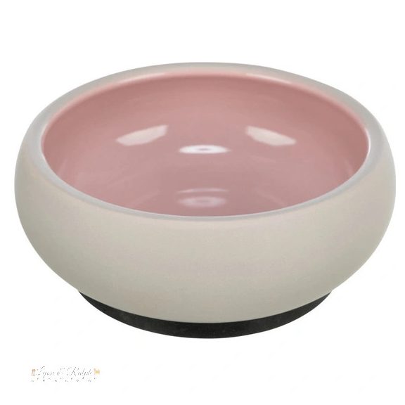 Trixie kerámia tál gumiperemmel, 0,6 l/o 14 cm