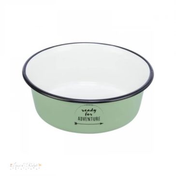 Trixie zománcozott fém tál 0,3l/12cm zöld