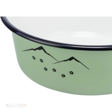 Trixie zománcozott fém tál 0,3l/12cm zöld