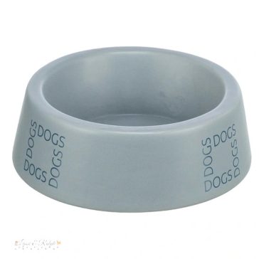   Trixie Tál Kerámia Kutyáknak, 0Trixie 4 l/o 16 cm, Szürke/Kék
