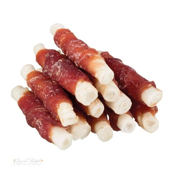 Trixie Jutalomfalat Denta Fun Mini Tekercs Kacsás 6cm, 120g