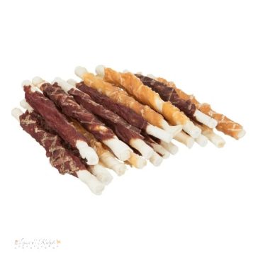 Trixie Jutalomfalat Denta Fun csavart pálca mix 10cm, 250g