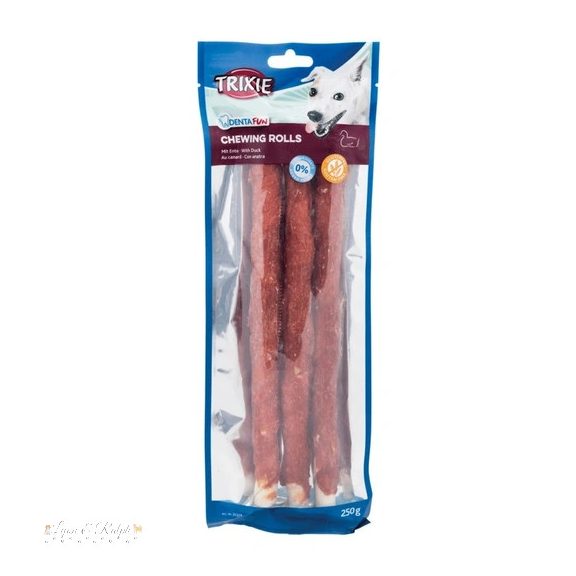 Trixie Jutalomfalat Denta Fun Pálcák Kacsás 28cm 3db/Csomag 250g