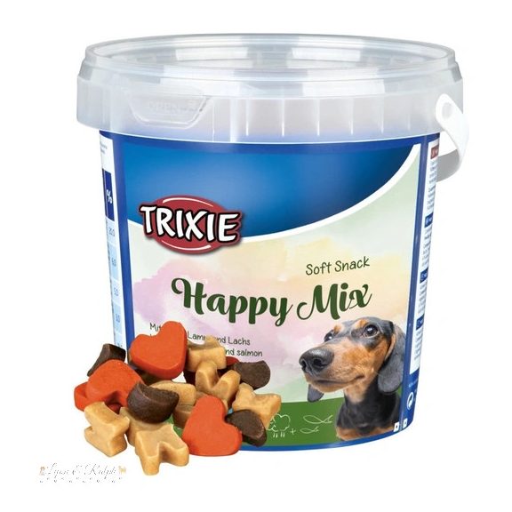 Trixie Jutalomfalat Soft Snack Happy Mix Vödrös 500g