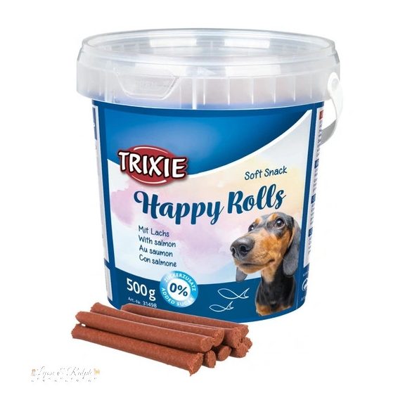 Trixie Jutalomfalat Soft Snack Happy Rolls Vödörs 500g
