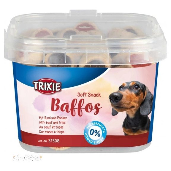 Trixie Jutalomfalat Soft Snack Baffos Vödrös 140g