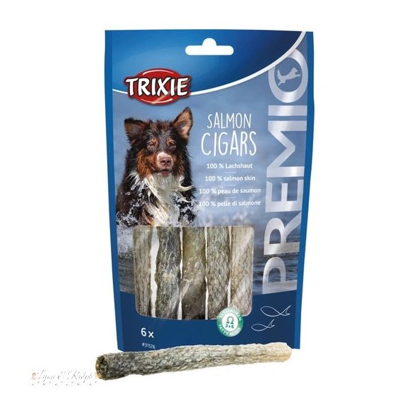 Trixie Jutalomfalat Premio Lazac Szivar 125cm 6db/70g