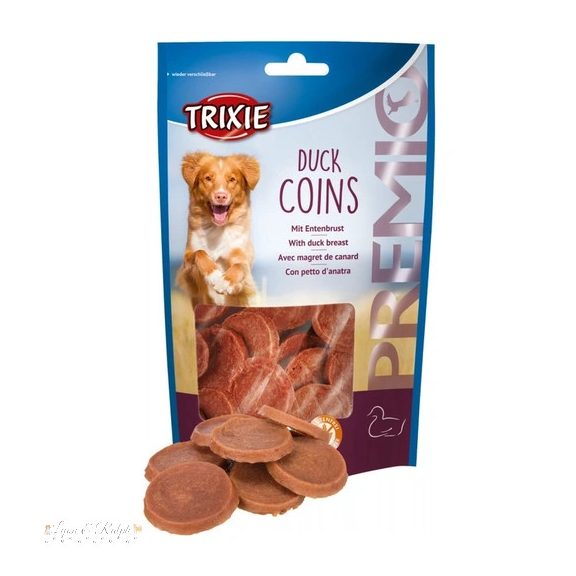 Trixie Jutalomfalat Premio Kacsa Érmék 80g