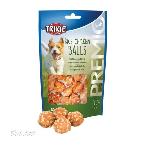 Trixie Jutalomfalat Premio rizses csirke golyók 80g