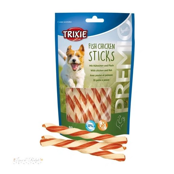 Trixie Jutalomfalat Premio hal+csirke pálcika 80g