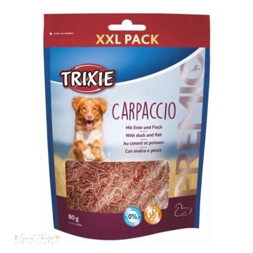  Trixie Jutalomfalat Premio Carpaccio kacsával és hallal 80g