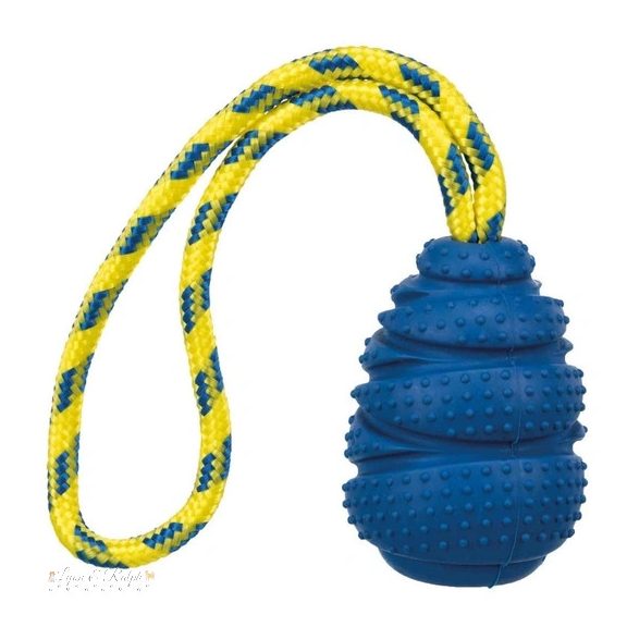 Trixie Játék Sporting Tömör Gumi Harang Kötéllel 9cm