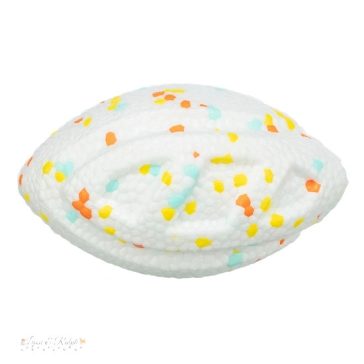   Játék Light & Strong, rugby labda, EPS, 12,5 cm, fehér/többszínű