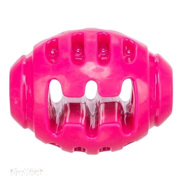 Játék Soft & Strong rugby labda TPR, 8,5cm rózsaszín