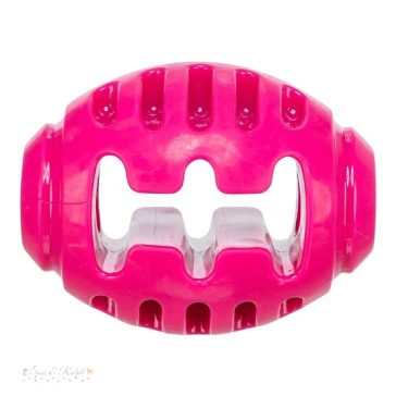 Játék Soft & Strong rugby labda TPR, 10cm rózsaszín