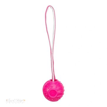 Játék Soft & Strong labda pánttal TPR, 27cm rózsaszín