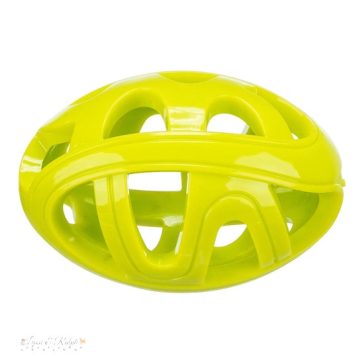 Trixie Játék Méhsejt rögbilabda, TPE, 11 cm, limezöld
