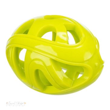 Trixie Játék Méhsejt rögbilabda, TPE, 11 cm, limezöld
