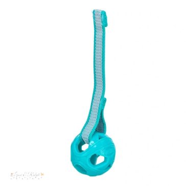  Trixie Játék Méhsejt labda kötéllel, TPR/poliészter/gumi, o 6 × 23 cm