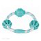 Trixie Játék Denta Fun Gumi Labdák Karikán 20cm/5cm, Menta