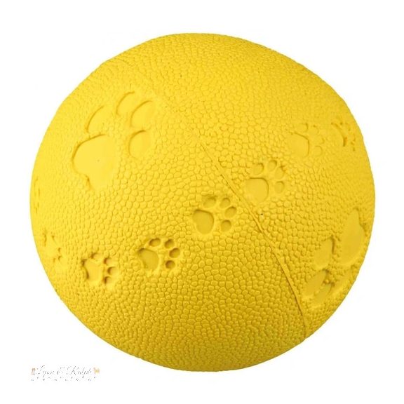 Trixie Játék Gumi Labda Tappancs Mintás Sipoló 6cm
