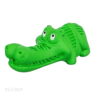   Trixie Játék Snack krokodil, természetes gumi, 18 cm, zöld