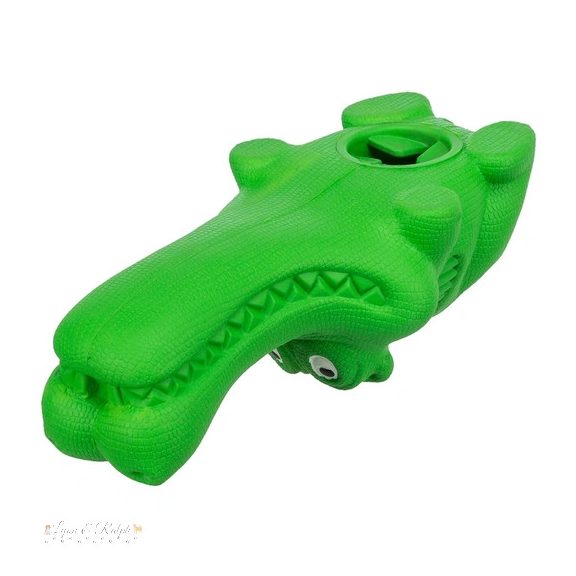 Trixie Játék Snack krokodil, természetes gumi, 18 cm, zöld