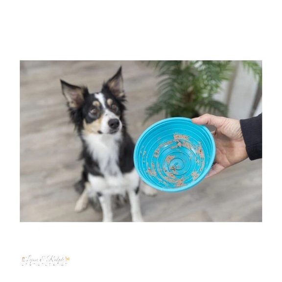 Trixie Lick'n'Snack Matt Szilikon tál, 16cm, kék