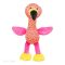 Játék plüss flamingó 32cm rózsaszín