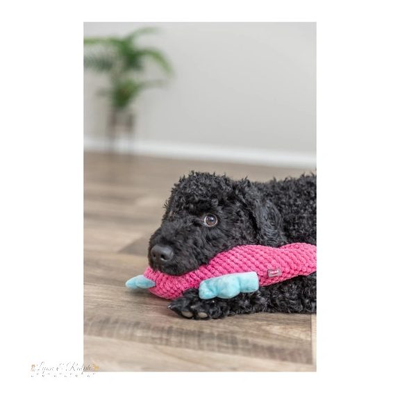 Játék plüss csikóhal 28cm rózsaszín