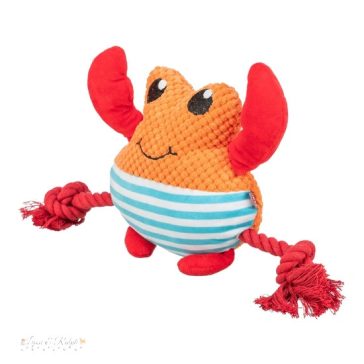 Játék plüss rák 28cm narancssárga