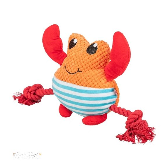 Játék plüss rák 28cm narancssárga