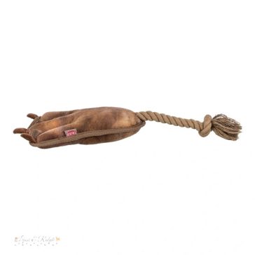Trixie Játék Állatmancs kötéllel, plüss, 35 cm