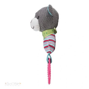 Trixie Játék Junior Szövet Medve Karikával 23cm