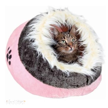 Trixie Bújó Minou 35×26×41cm pink/szürke