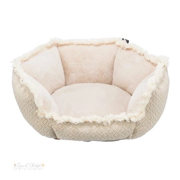 Trixie Ágy Boho Hatszög Alakú/Peremes, 65x65cm, Bézs