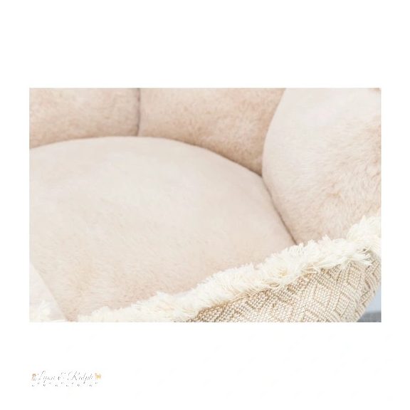 Trixie Ágy Boho Hatszög Alakú/Peremes, 65x65cm, Bézs