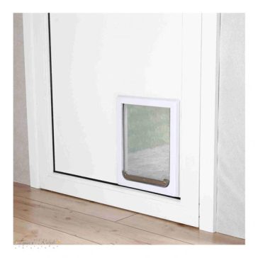 Trixie Ajtó Kutyának 2-utas S-M 30*36cm fehér