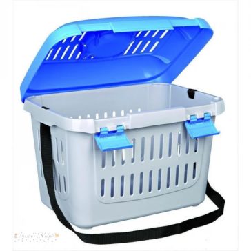 Trixie Szállító Box Midi-Capri 44x33x32cm Kék/Szürke