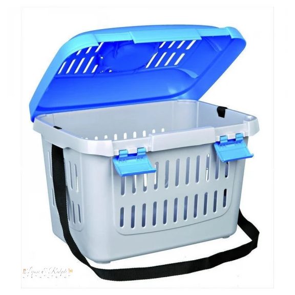 Trixie Szállító Box Midi-Capri 44x33x32cm Kék/Szürke
